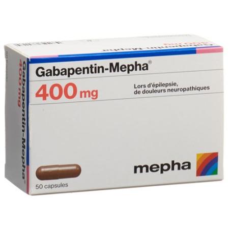 Gabapentin-Mepha Kaps 400 mg 50 pcs - PrimeCare Global