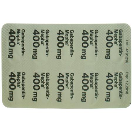 Gabapentin-Mepha Kaps 400 mg 50 pcs - PrimeCare Global