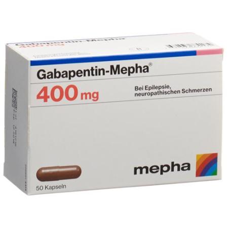 Gabapentin-Mepha Kaps 400 mg 50 pcs - PrimeCare Global