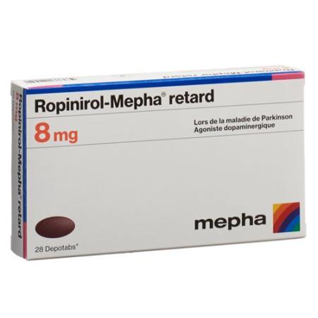 Ropinirole-Mepha retard Depotabs 8 mg 28 pieces - PrimeCare Global