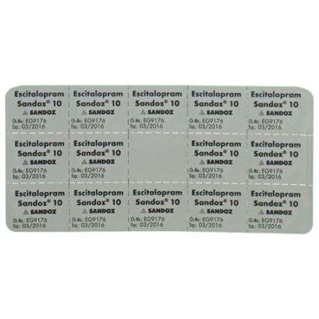Escitalopram Sandoz Filmtabl 10 mg 14 pcs - PrimeCare Global