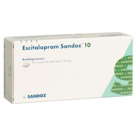 Escitalopram Sandoz film tablets 10 mg 98 pcs - PrimeCare Global