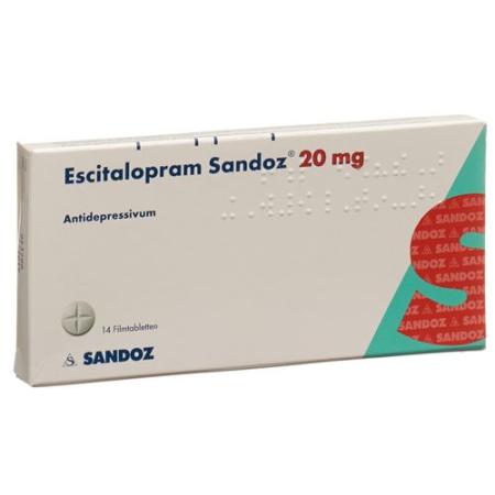 Escitalopram Sandoz Filmtabl 20 mg 14 pcs - PrimeCare Global