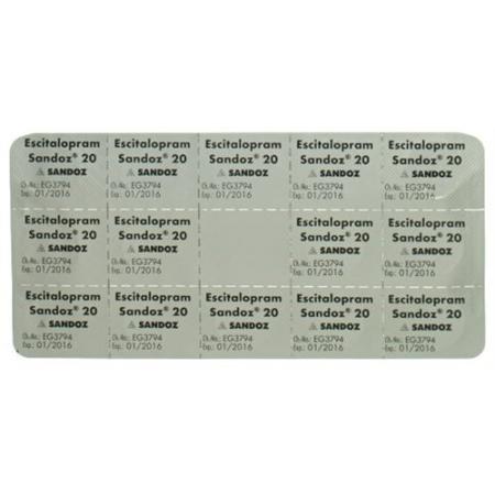 Escitalopram Sandoz Filmtabl 20 mg 14 pcs - PrimeCare Global