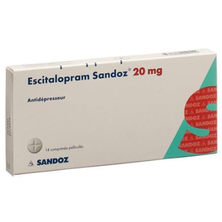 Escitalopram Sandoz Filmtabl 20 mg 14 pcs - PrimeCare Global
