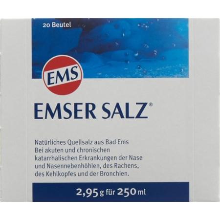 Emser salt Plv 20 bags 2.95 g - PrimeCare Global
