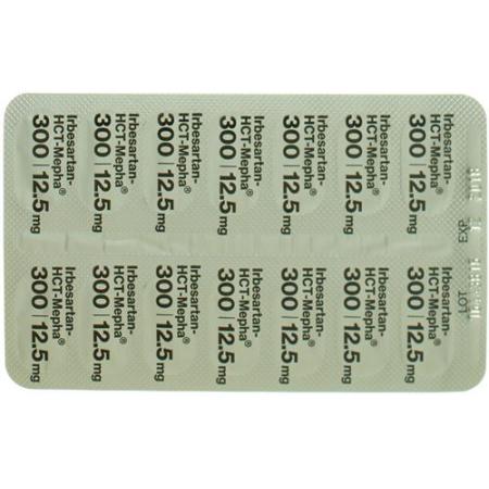 Irbesartan-HCT-Mepha Lactab 300/12.5 98 pcs - PrimeCare Global