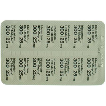 Irbesartan HCT Mepha Lactab 300/25 28 pcs - PrimeCare Global
