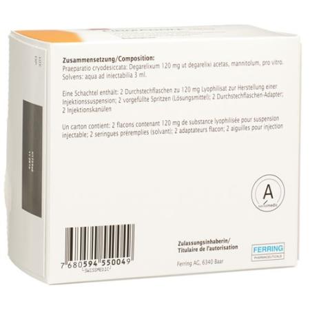 Firmagon dry sub 120 mg with solvent in pre-filled syringes Set 2 S - PrimeCare Global