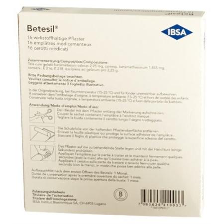 Betesil Pfl Btl 16 pcs - PrimeCare Global
