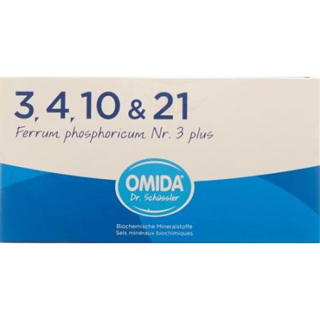 Omida Schuessler Nr3 Ferrum phosphoricum plus Plv Btl 12 pcs - PrimeCare Global