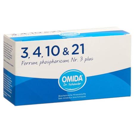 Omida Schuessler Nr3 Ferrum phosphoricum plus Plv Btl 12 pcs - PrimeCare Global
