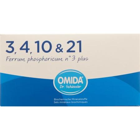 Omida Schuessler Nr3 Ferrum phosphoricum plus Plv Btl 12 pcs - PrimeCare Global