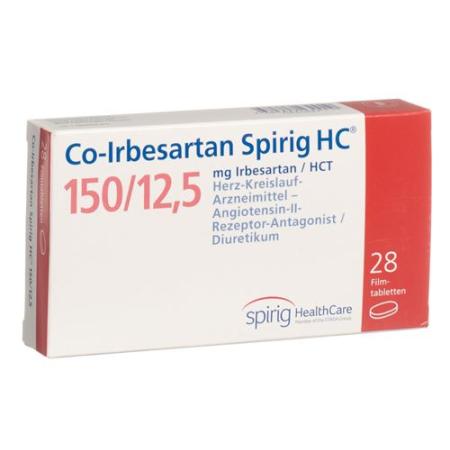 Co-Irbesartan Spirig HC Filmtabl 150/12.5mg 28 pcs - PrimeCare Global