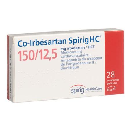 Co-Irbesartan Spirig HC Filmtabl 150/12.5mg 28 pcs - PrimeCare Global