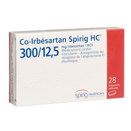Co-Irbesartan Spirig HC Filmtabl 300/12.5mg 28 pcs - PrimeCare Global