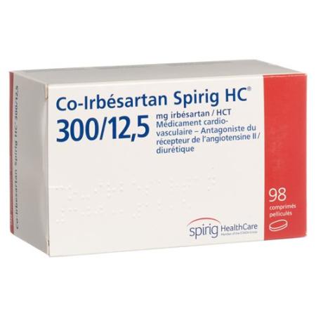 Co-Irbesartan Spirig HC Filmtabl 300/12.5mg 98 pcs - PrimeCare Global