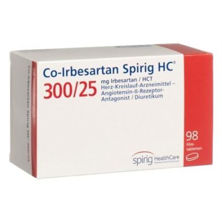 Co-Irbesartan Spirig HC Filmtabl 300/25mg 98 pcs - PrimeCare Global