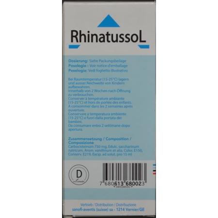 Rhinatussol 250 ml Sirup - PrimeCare Global