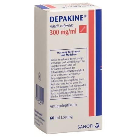 Depakine L&ouml;s 300 mg/ml bottle 60 ml - PrimeCare Global