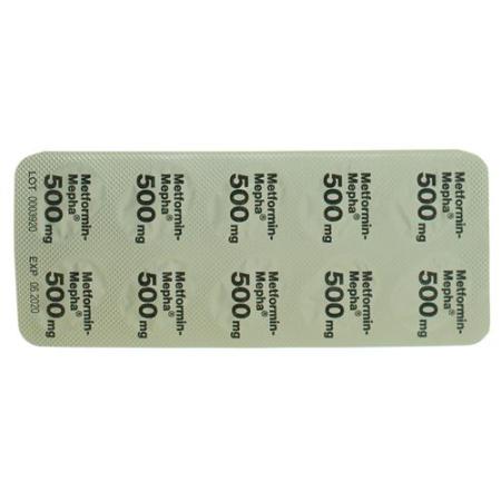 Metformin-Mepha Lactab 500 mg 50 pcs - PrimeCare Global