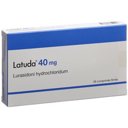 Latuda Filmtablet 40 mg 28 pcs - PrimeCare Global