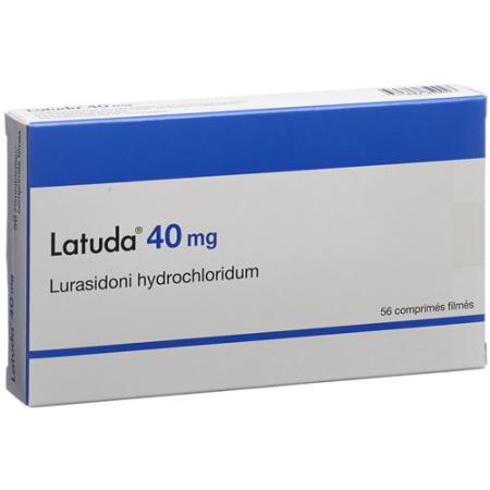 Latuda Filmtablet 40 mg 56 pcs - PrimeCare Global