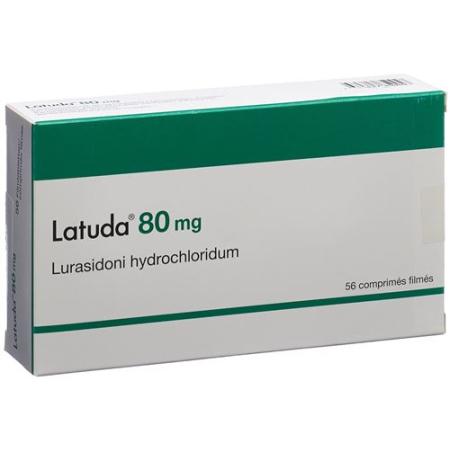 Latuda Filmtablet 80 mg 56 pcs - PrimeCare Global