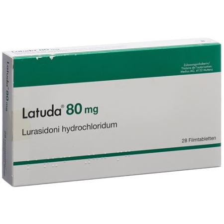 Latuda Filmtablet 80 mg 28 pcs - PrimeCare Global