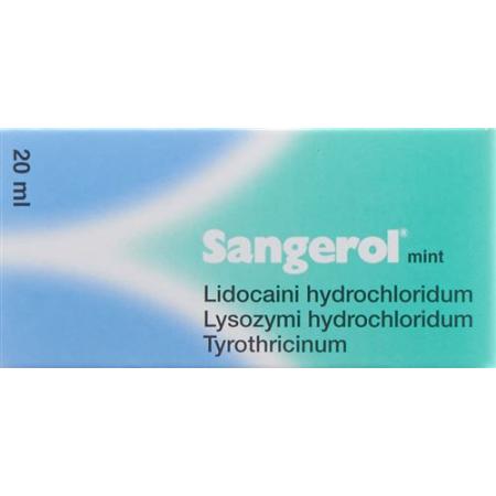 Sangerol dosing mouth spray mint without sugar 20 ml - PrimeCare Global