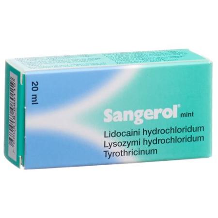 Sangerol dosing mouth spray mint without sugar 20 ml - PrimeCare Global