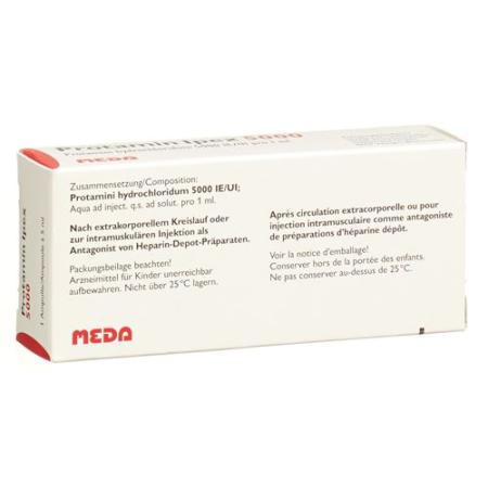 Protamin Ipex Inj L&ouml;s 5000 IU/ml paraben free amp 5 ml - PrimeCare Global