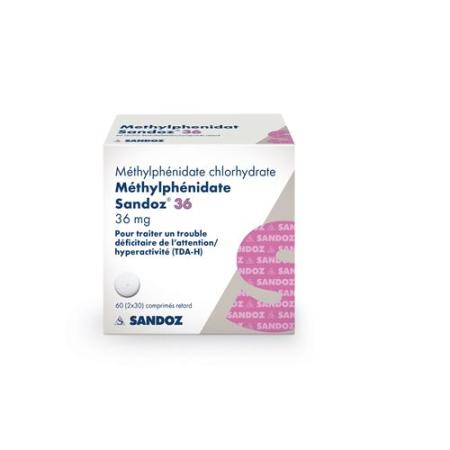 Methylphenidate Sandoz Ret Tabl 36 mg 60 pcs - PrimeCare Global
