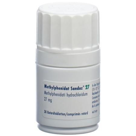 Methylphenidate Sandoz Ret Tabl 27 mg 60 pcs - PrimeCare Global