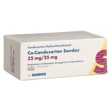 Co-Candesartan Sandoz Tabl 32/25 mg 98 pcs - PrimeCare Global