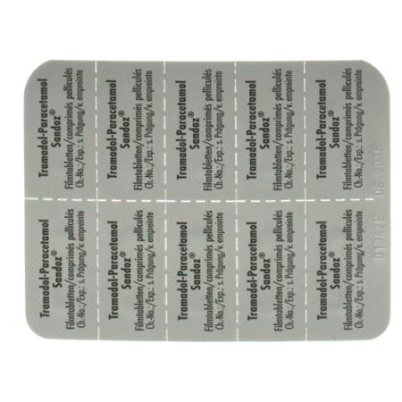 Tramadol-paracetamol Sandoz 37.5/325mg 20 Stück - PrimeCare Global