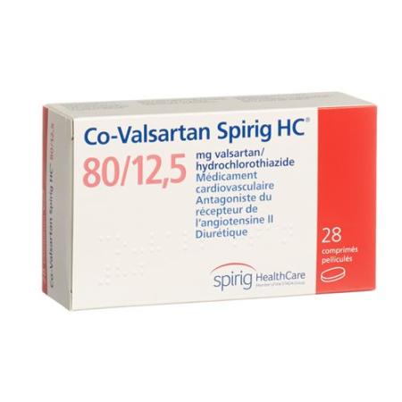 CO Valsartan Spirig 80/12.5 28 filmtablets - PrimeCare Global