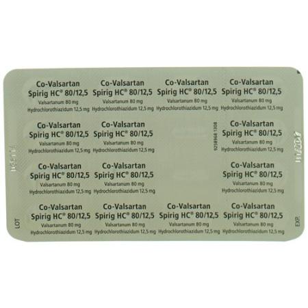 CO Valsartan Spirig 80/12.5 28 filmtablets - PrimeCare Global