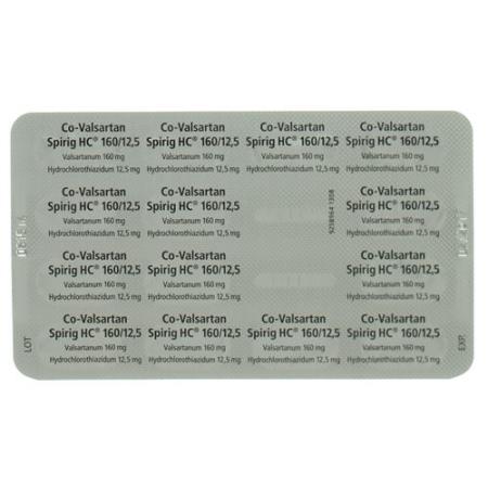 CO Valsartan Spirig 160/12.5 28 filmtablets - PrimeCare Global