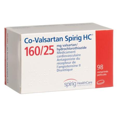 CO Valsartan Spirig 160/25 98 filmtablets - PrimeCare Global