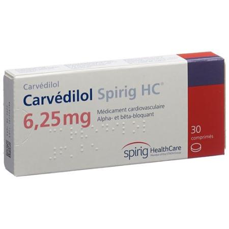 Carvedilol Spirig HC Tabl 6.25 mg 30 pcs - PrimeCare Global