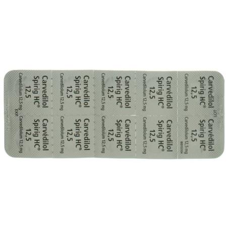 Carvedilol Spirig HC Tabl 12.5 mg 30 pcs - PrimeCare Global