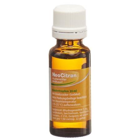 NeoCitran cough suppressant drops 5 mg/ml child drip bottle 20 ml - PrimeCare Global