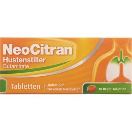 NeoCitran cough suppressant depot tabl 50 mg 10 pcs - PrimeCare Global