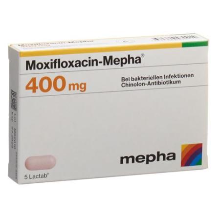 Moxifloxacin-Mepha Lactab 400 mg 5 pcs - PrimeCare Global