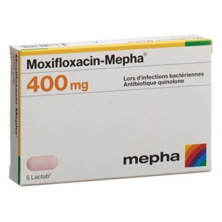 Moxifloxacin-Mepha Lactab 400 mg 7 pcs - PrimeCare Global