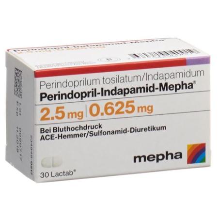 Perindopril Indapamide Mepha Lactab 2.5/0.625 mg Ds 30 pcs - PrimeCare Global