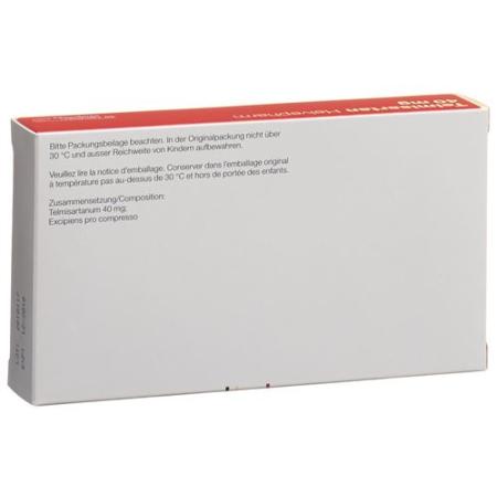 Telmisartan Helvepharm Tabl 40 mg 30 pcs - PrimeCare Global