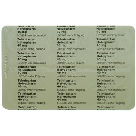 Telmisartan Helvepharm Tabl 40 mg 100 pcs - PrimeCare Global