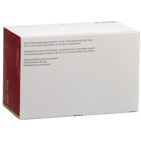 Telmisartan Helvepharm Tabl 80 mg 100 pcs - PrimeCare Global